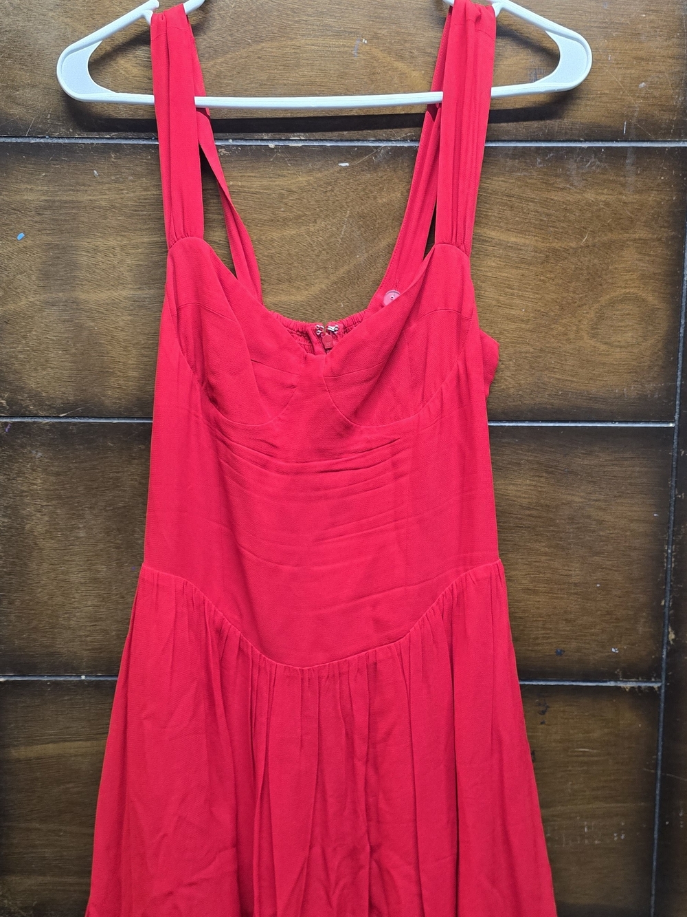 Reformation Bright Red Mini Sundress Sz 6